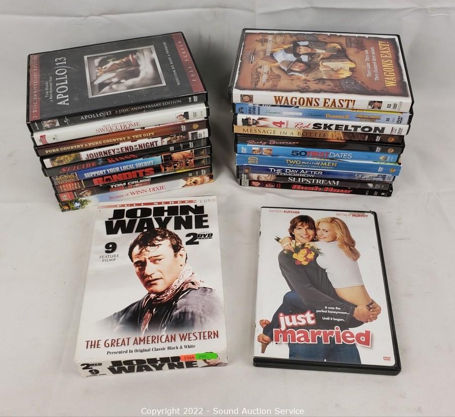 Sound Auction Service - Auction: 8/30/22 Games, Toys, Movies, Sporting  Goods Online Auction ITEM: 21ct Various DVD Movies