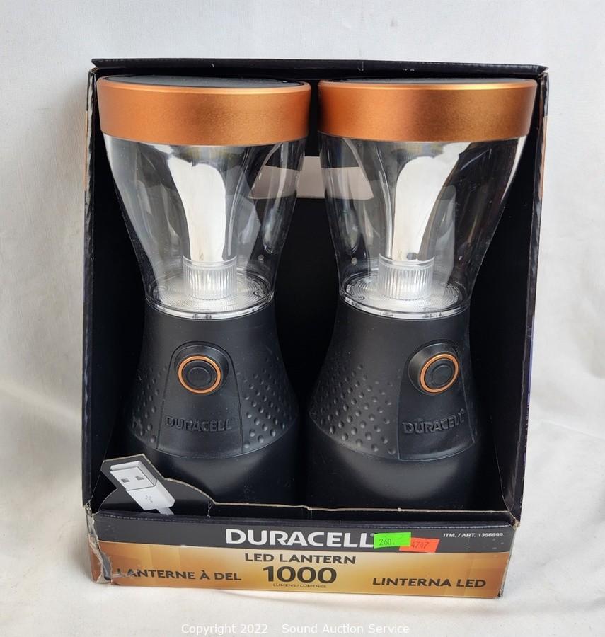 Sound Auction Service - Auction: 01/22/22 1st Auction of the New Year,  Happy 2022! ITEM: Duracell LED Lantern & 2 Head Lamps