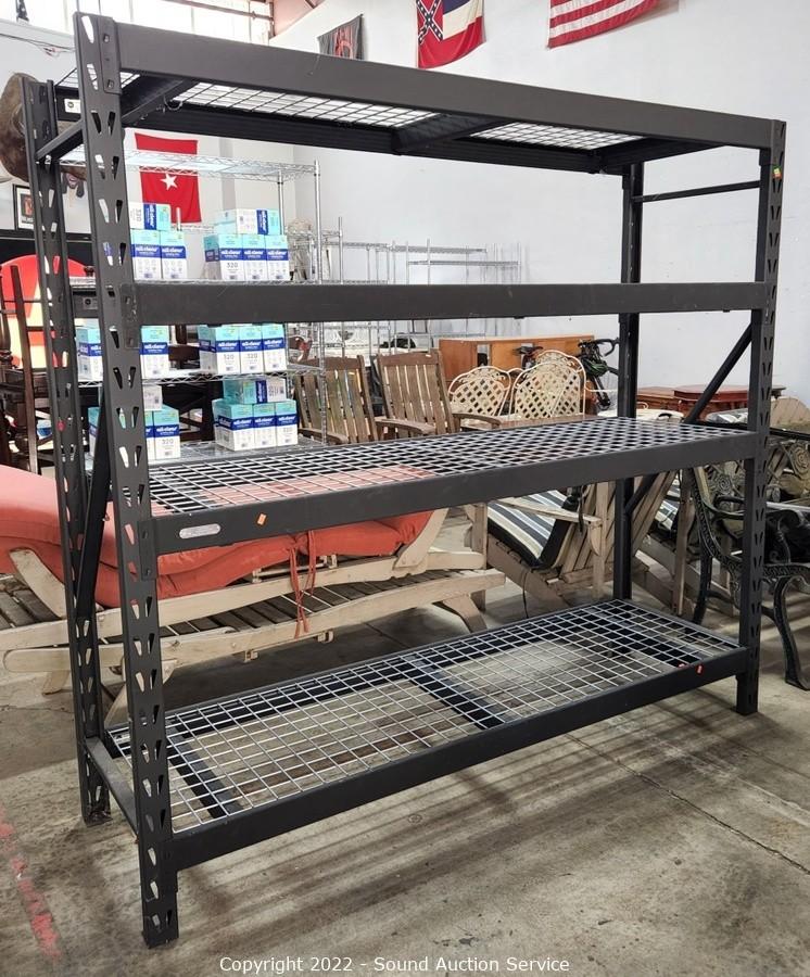 Whalen Industrial Rack, 77” x 24” x 72”