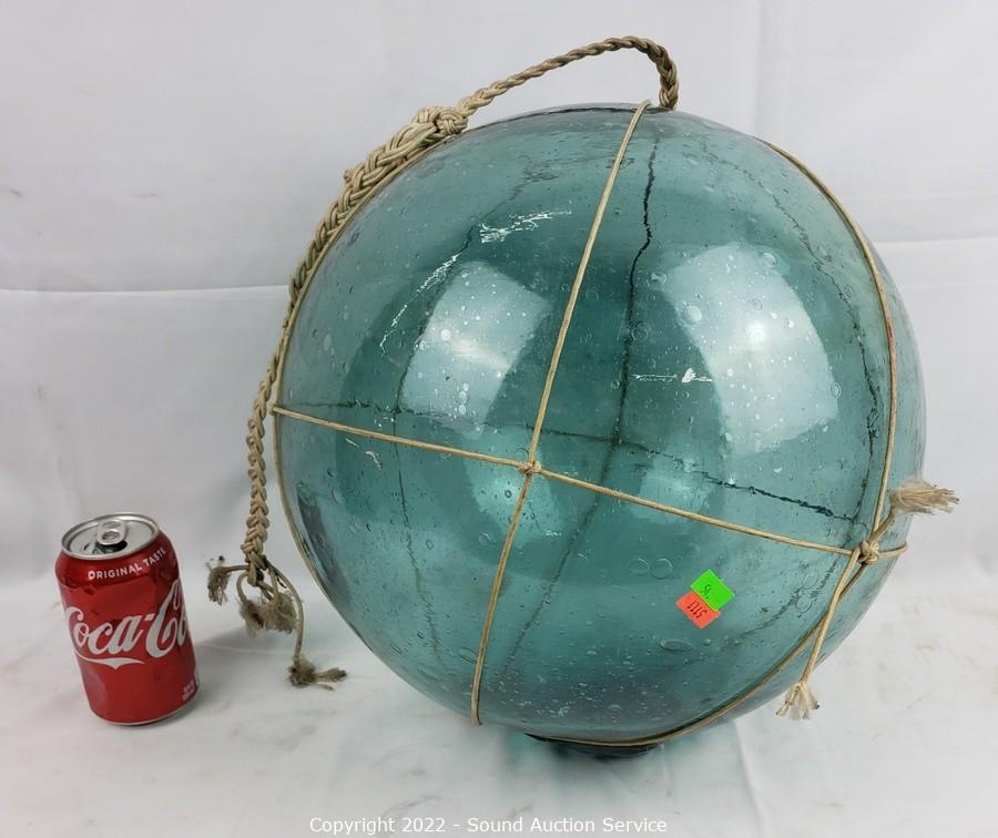 Sold at Auction: A collection of large vintage glass fishing