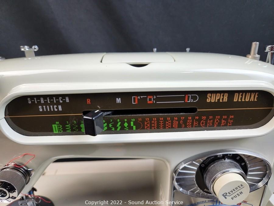 Sound Auction Service - Auction: 09/27/22 SAS Ukena Online Auction ITEM:  Morse 6500 Lightweight Apollo Sewing Machine