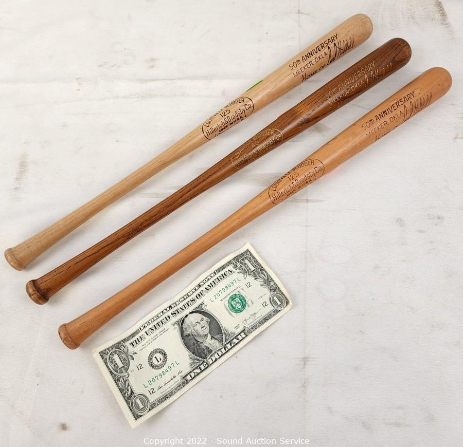 Sold at Auction: Vintage Louisville Slugger baseball bats