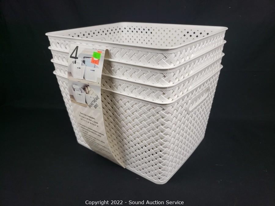 Sound Auction Service - Auction: Contemporary Decor & Estate Auction ITEM:  Simplehuman Waste/Recycle Bin w/Bags