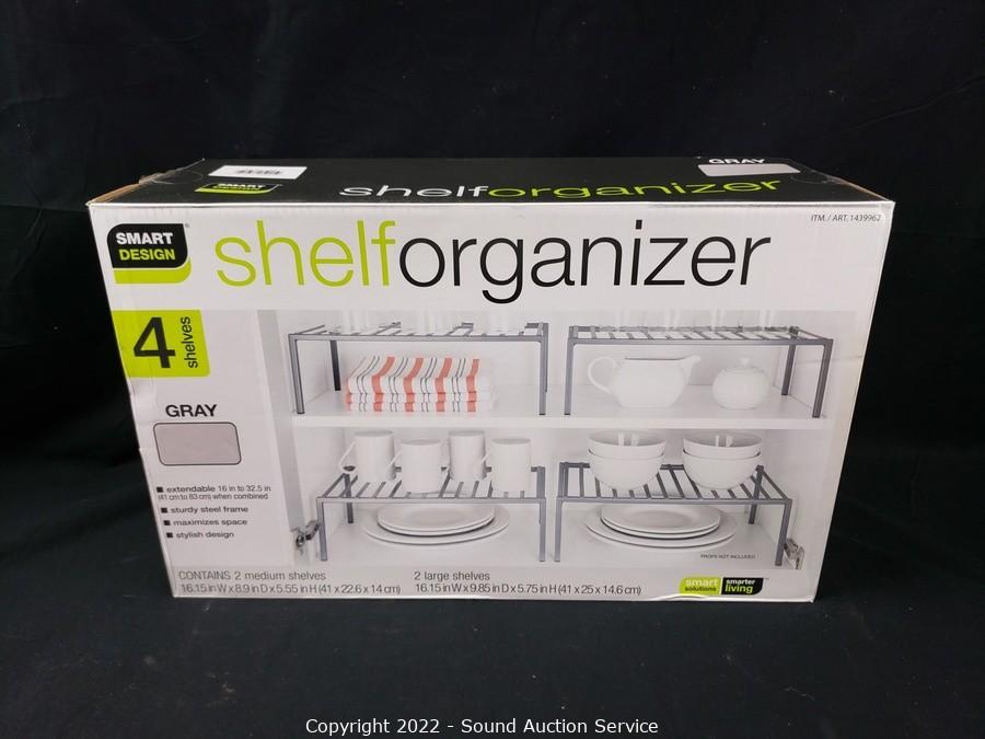 Smart Design Shelf Organizer, Set of 4