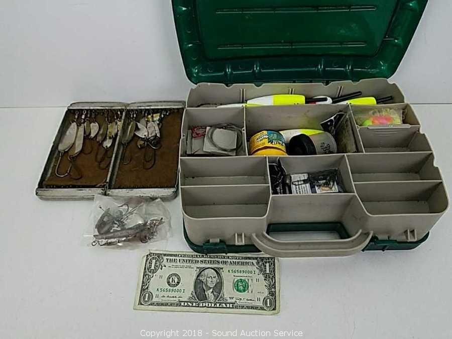 Sound Auction Service - Auction: 2/20/18 Armstrong Estate Auction ITEM: Fishing  Tackle Box Loaded