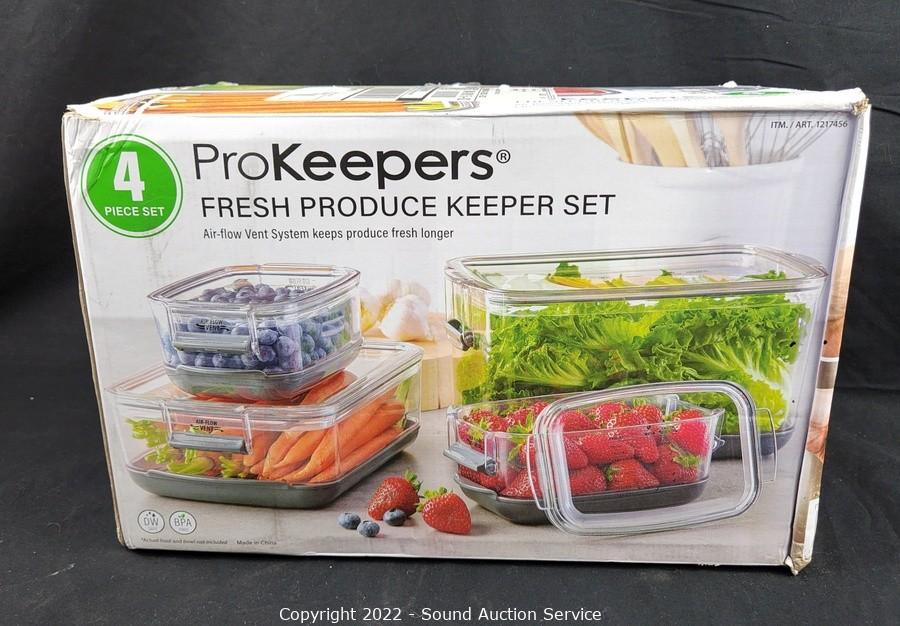 Progressive 1217456 Produce ProKeeper Food Storage Container - 4