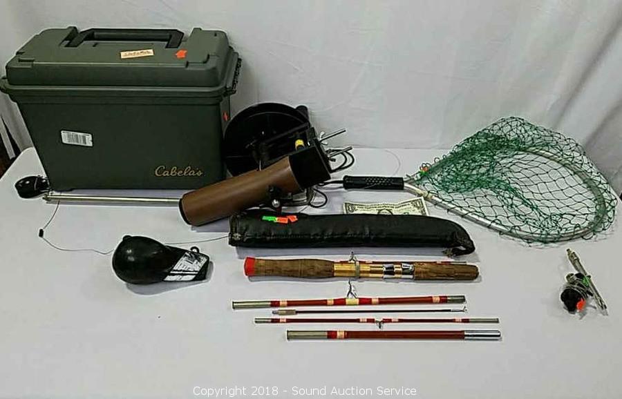 Sound Auction Service - Auction: 2/20/18 Armstrong Estate Auction ITEM: Lot  of Various Fishing Gear