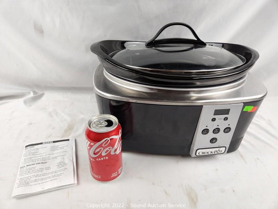 Crockpot 4.5 quart slow cooker (powers on) - looks brand new - Northern  Kentucky Auction, LLC