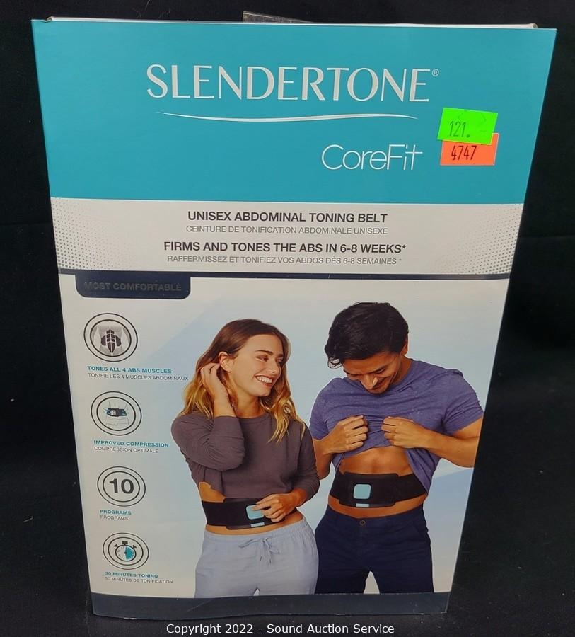 slendertone corefit abdominal toning belt new unisex firms and ones abs