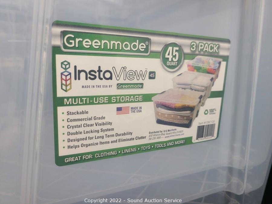 Greenmade Instaview 45-Quart Multi-Use Storage Box