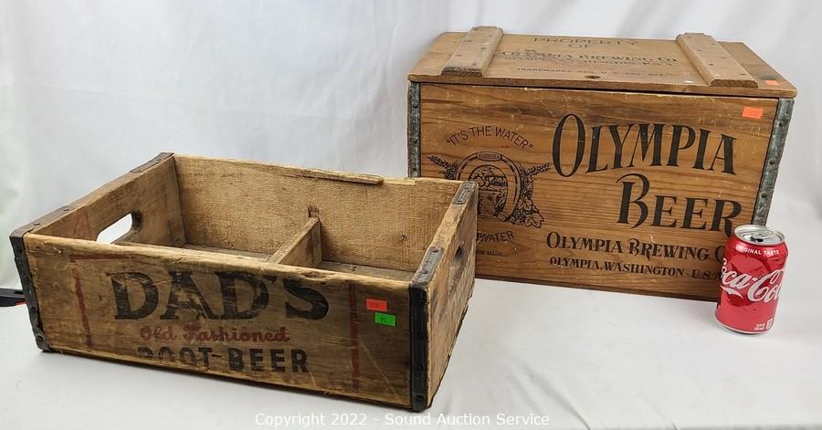 Cream Canadian White Ash Wood Beer Crate Design by Utopia Choice