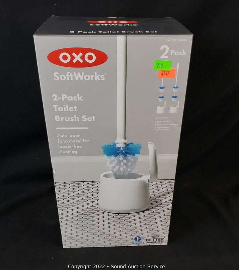 OXO SoftWorks Toilet Brush Set (2 Pack) 