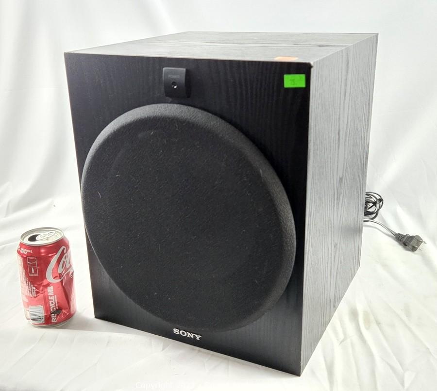 sony subwoofer silver