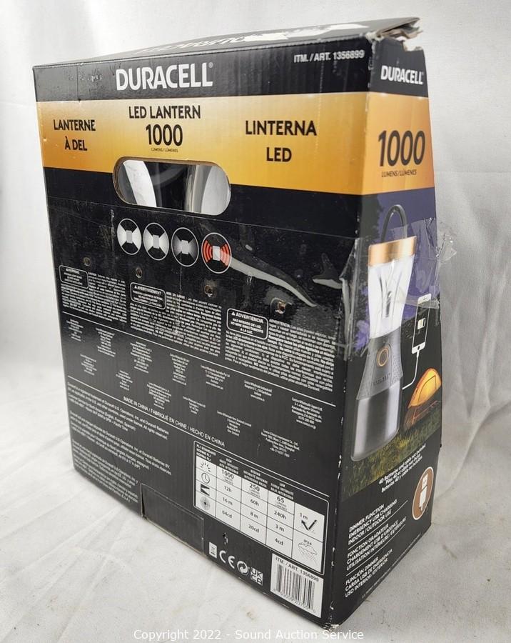 Duracell Led Lantern 1000 - Two Pack - Bunting Online Auctions