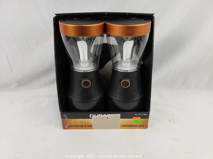 Sound Auction Service - Auction: 01/31/22 Blodget & Others Online Auction  ITEM: 2 Duracell LED Lanterns