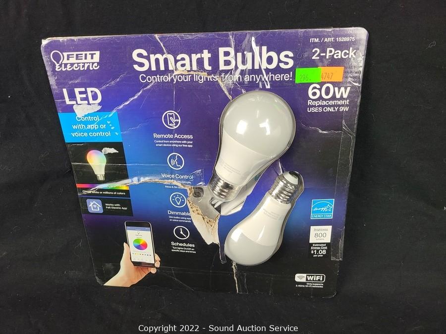 Sound Auction Service - Auction: 02/02/21 Feist & Others Consignment  Auction ITEM: 4 Feit Dual Outlet Outdoor Smart Plugs