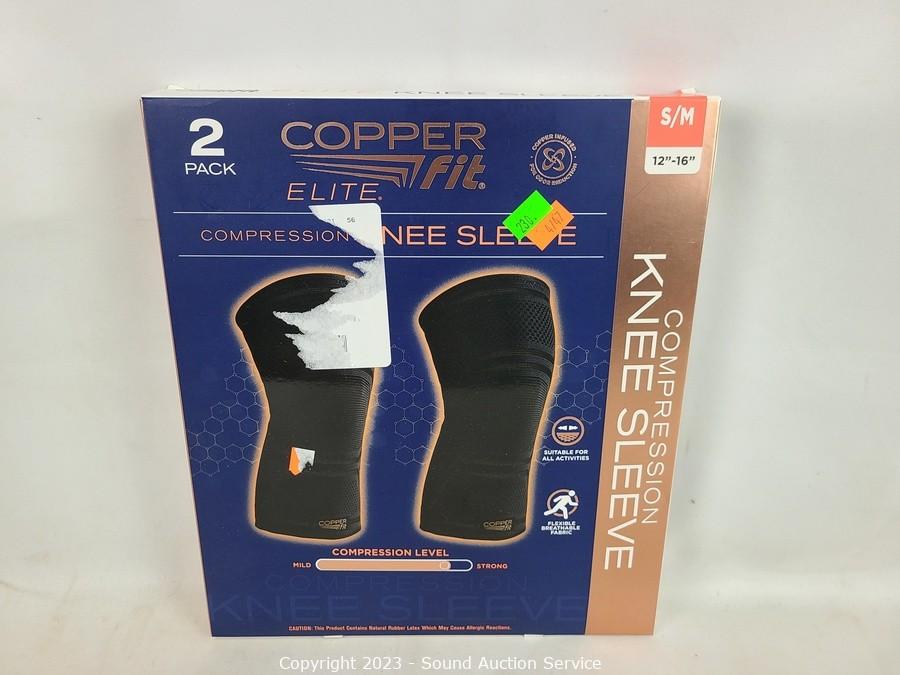 Copper Fit Elite Series Knee Sleeve 2-Pack 