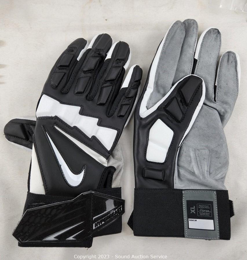 Nike+Hyperbeast+2.0+Lineman+Football+Gloves+White%2Fblack+Men%27s+