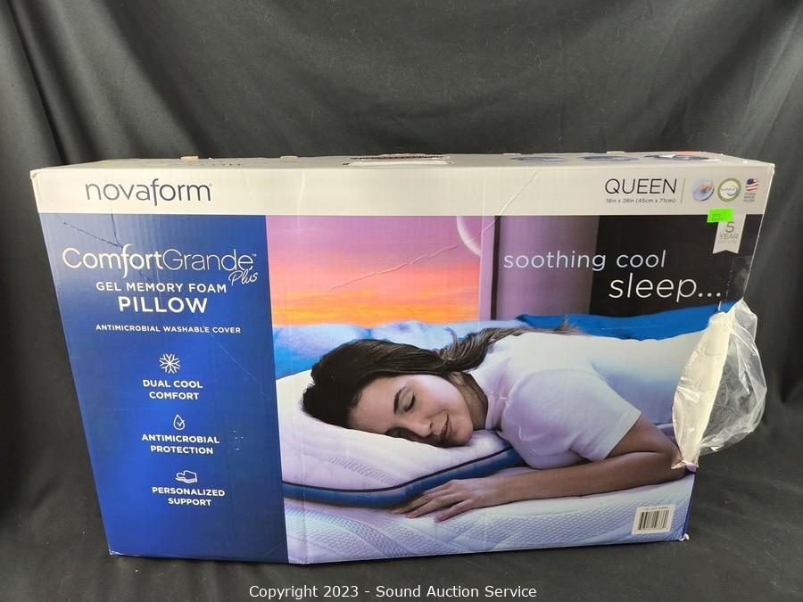 Novaform Comfort Grande Plus Gel Memory Foam Pillow