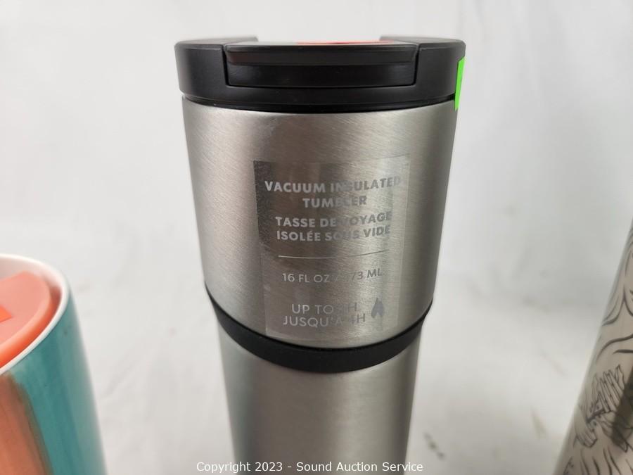 Sound Auction Service - Auction: 09/27/22 SAS Online Auction ITEM: 2 High  Sierra Travel Tumblers w/Straws & Lids