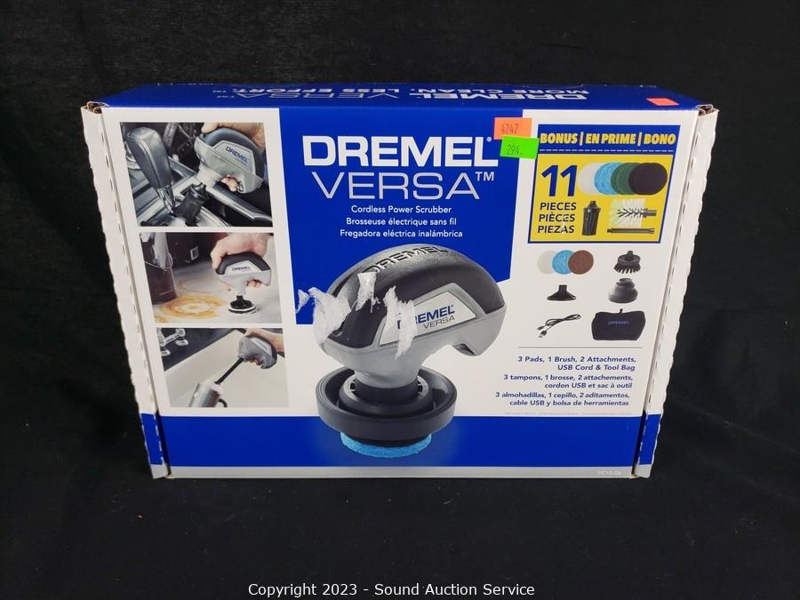 Sound Auction Service - Auction: 02/15/23 SAS Jewelry, Sound Equipment  Online Auction ITEM: Dremel Versa Cordless Power Scrubber