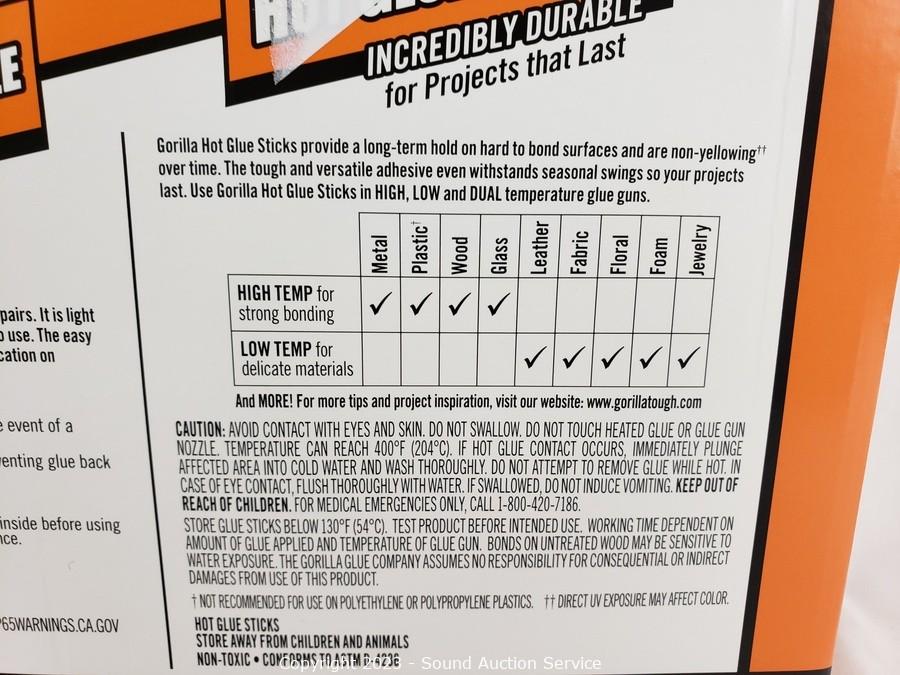 Sound Auction Service - Auction: 12/15/22 SAS Black Friday Online Auction  ITEM: Gorilla Hot Glue Gun Kit