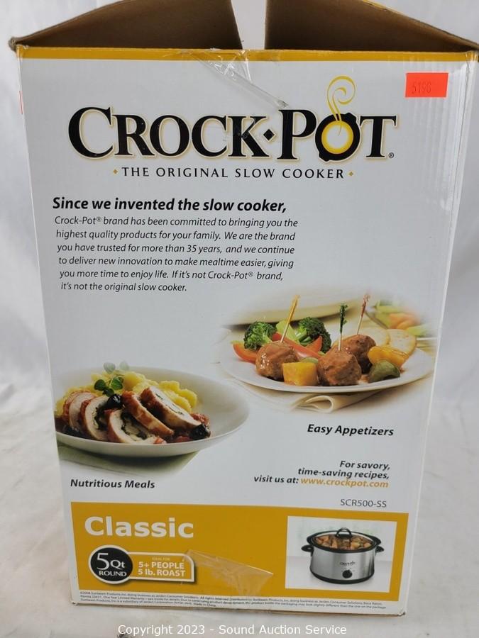 Sound Auction Service - Auction: 9/07/17 Anderson Estate Auction Pt.1 ITEM: 2QT  Crock Pot Slow Cooker & Tranquility Fountain