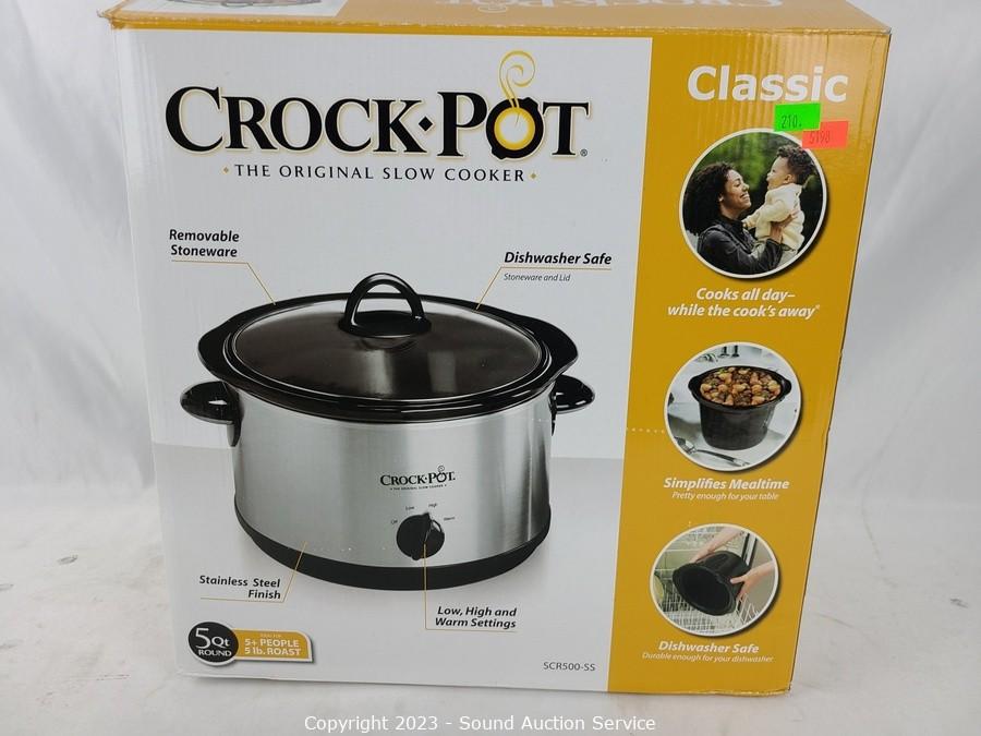 Sound Auction Service - Auction: 9/07/17 Anderson Estate Auction Pt.1 ITEM: 2QT  Crock Pot Slow Cooker & Tranquility Fountain