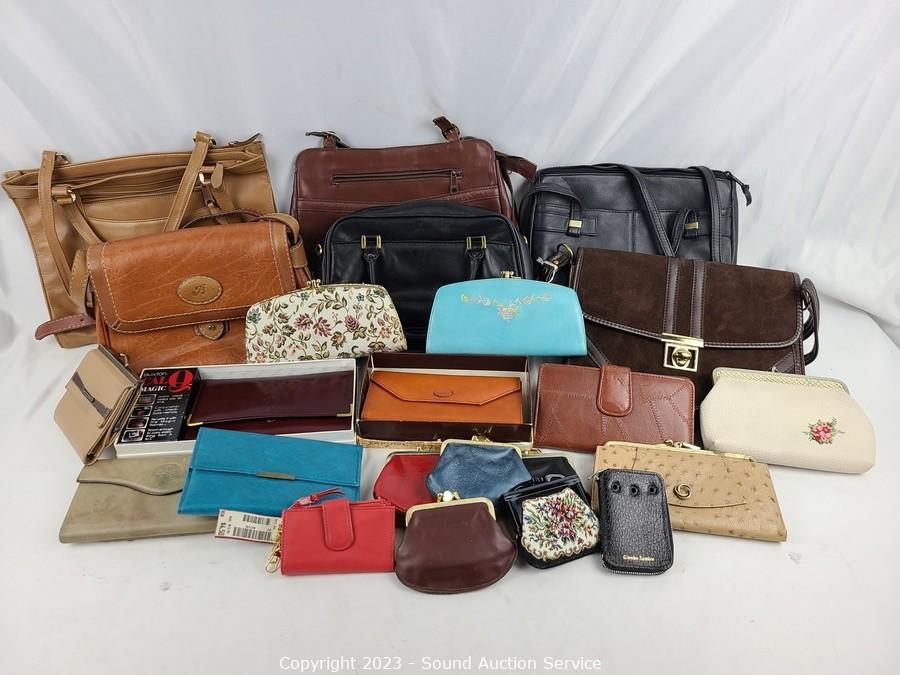 Sold at Auction: Lot of 24 Vintage Purses, Clutches, and Handbags.