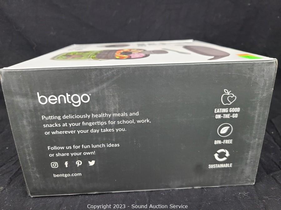 Sound Auction Service - Auction: 09/27/22 SAS & Others Online Auction ITEM:  Bentgo Glass Grey Leak-Proof Salad Container