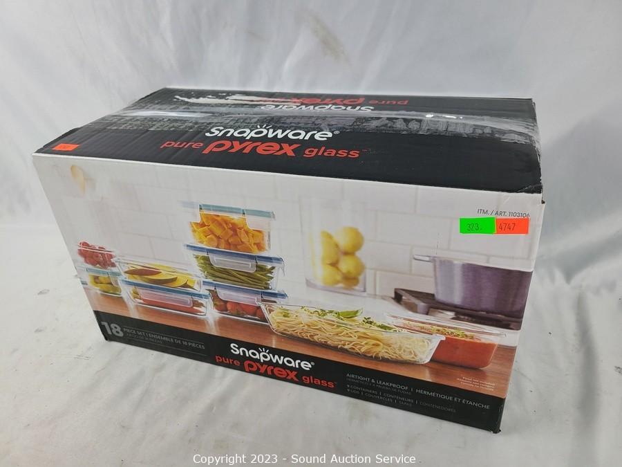 Snapware Pure Pyrex 18-Piece Glass Food Storage Set