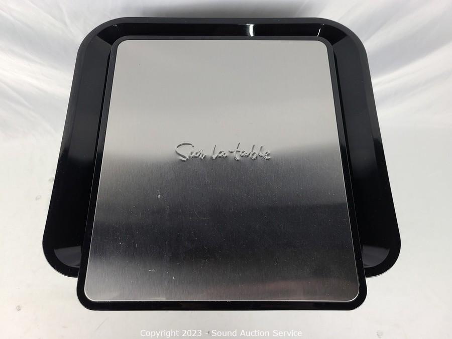 Sound Auction Service - Auction: 06/19/23 SAS Shaw, Ziemba Online Auction  ITEM: 4 Cuisinel Cast Iron Skillets & Burner Stand