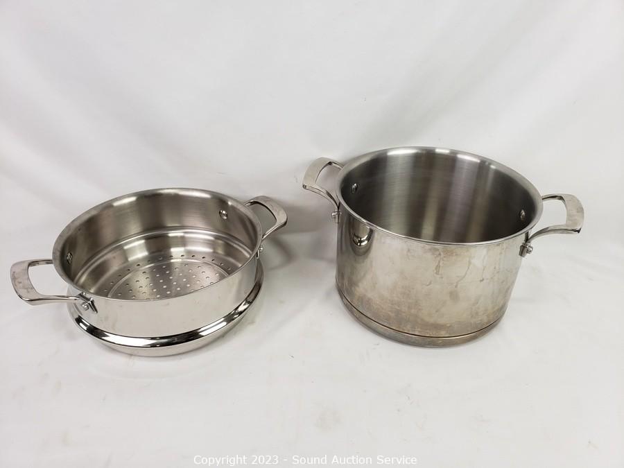 Sound Auction Service - Auction: 12/29/22 SAS Trolson, White Online Auction  ITEM: 12pc Kirkland Hard Anodized Non-Stick Cookware