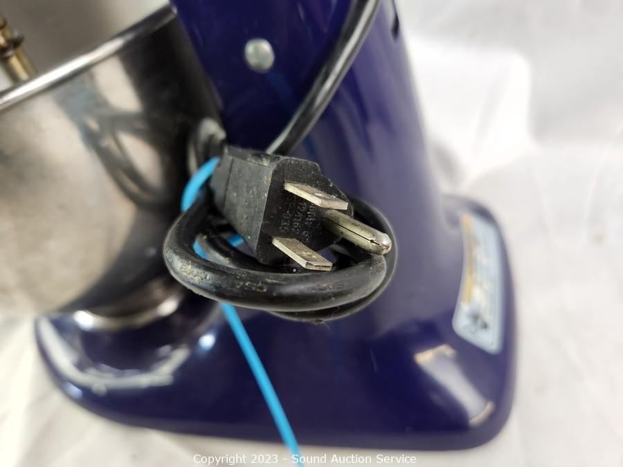 Sold at Auction: Kitchenaid Model KSM90 Cobalt Blue Mixer