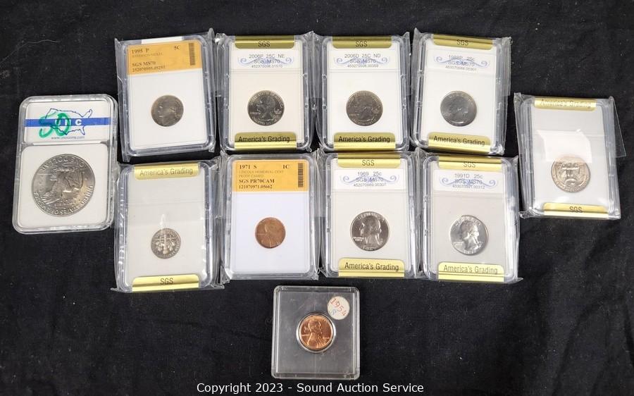 Sound Auction Service - Auction: 07/11/23 SAS Coins, Antiques