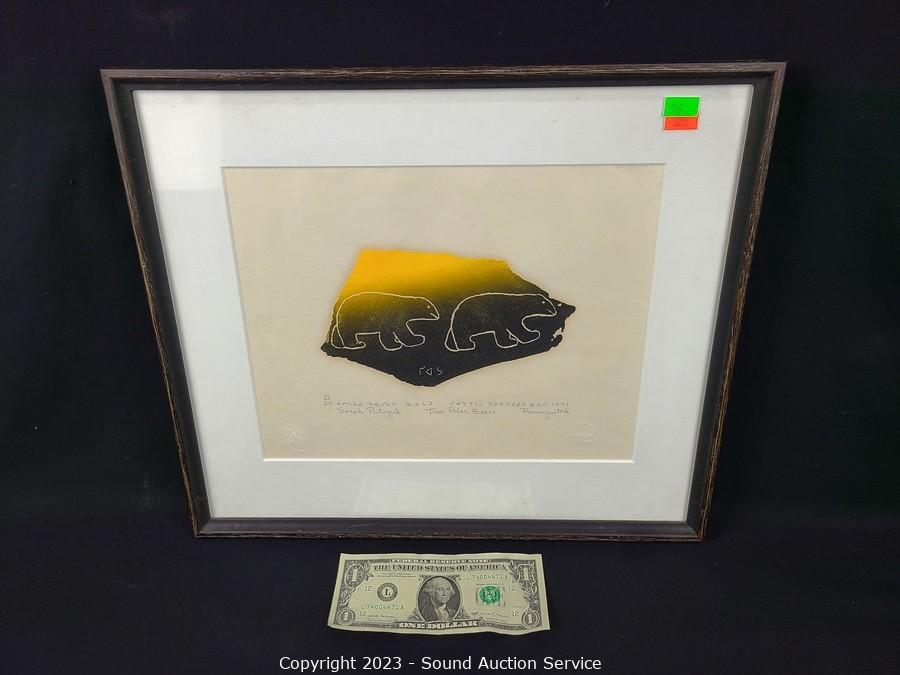 Sold at Auction: Framed Two Dollar Bill With Stamp