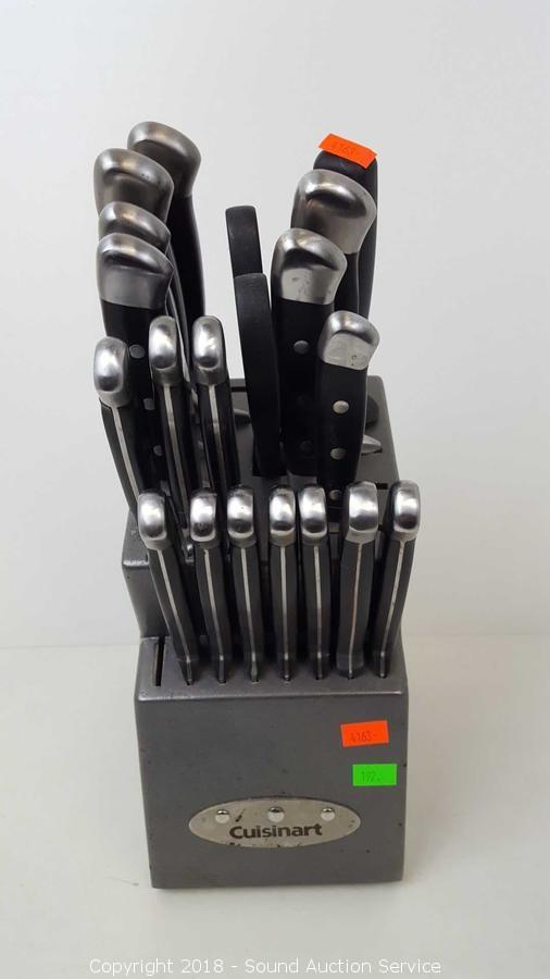 Sold at Auction: 6pc-Cuisinart Knife Set In Colors