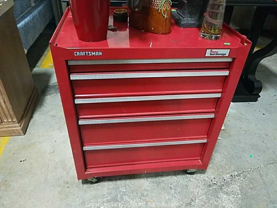 30 Craftsman Utility Box in Red