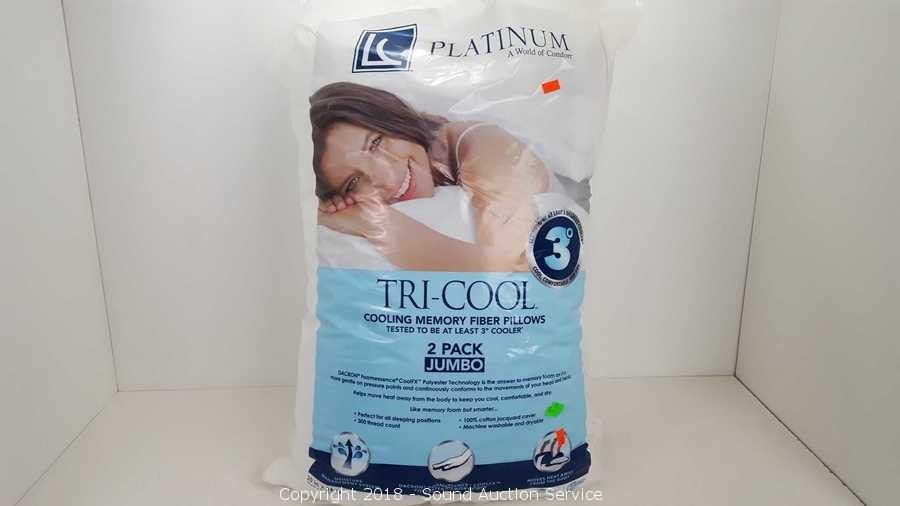 tri cool memory fiber pillow