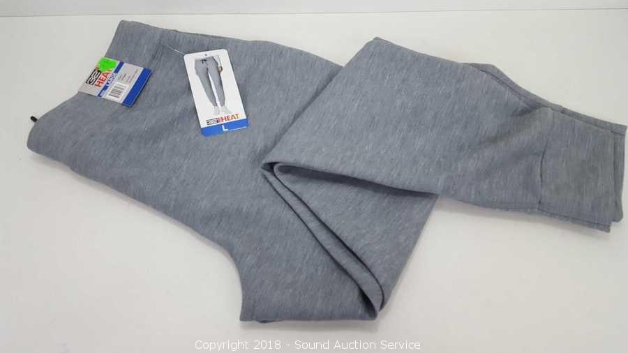 Sound Auction Service - Auction: 5/15/18 Tools & Antiques Auction ITEM: 32  Degree Heat Ladies Gray Joggers - Large