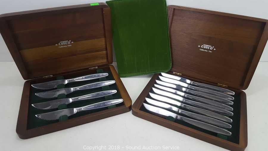 Sold at Auction: CASE KITCHEN CUTLERY 5 STAINLESS STEEL KNIFE SET