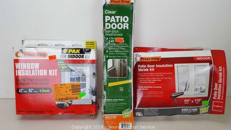 Frost King Patio Door Shrink Window Kit, 84 x 110