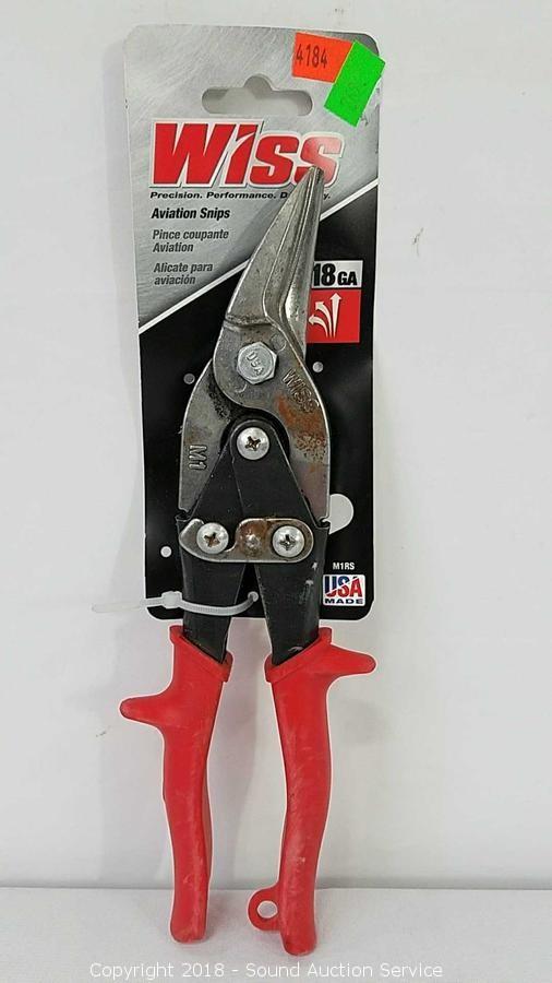 Sound Auction Service - Auction: 5/17/18 Incredible Tool Auction ITEM:  Milwaukee & Wiss Scissors