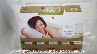 Allerease Organic Hypoallergenic Pillows - Jumbo 2 Pack