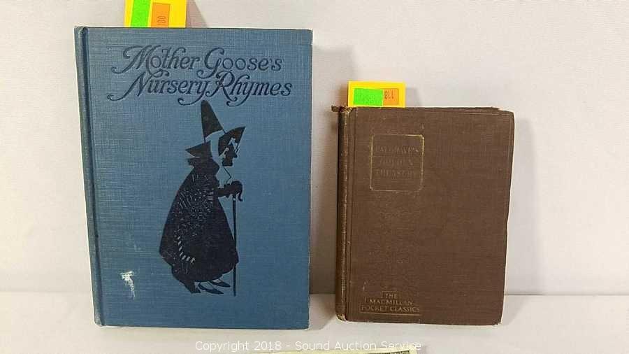 Sound Auction Service - Auction: 06/12/18 Kemp High End Estate Auction  ITEM: Golden Treasury & Mother Goose Nursery Rhymes Books