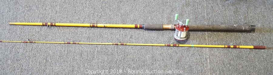Sound Auction Service - Auction: 07/26/18 Fox Estate Auction ITEM: Wright  McGill Casting Rod w/Penn Peer 109 Reel
