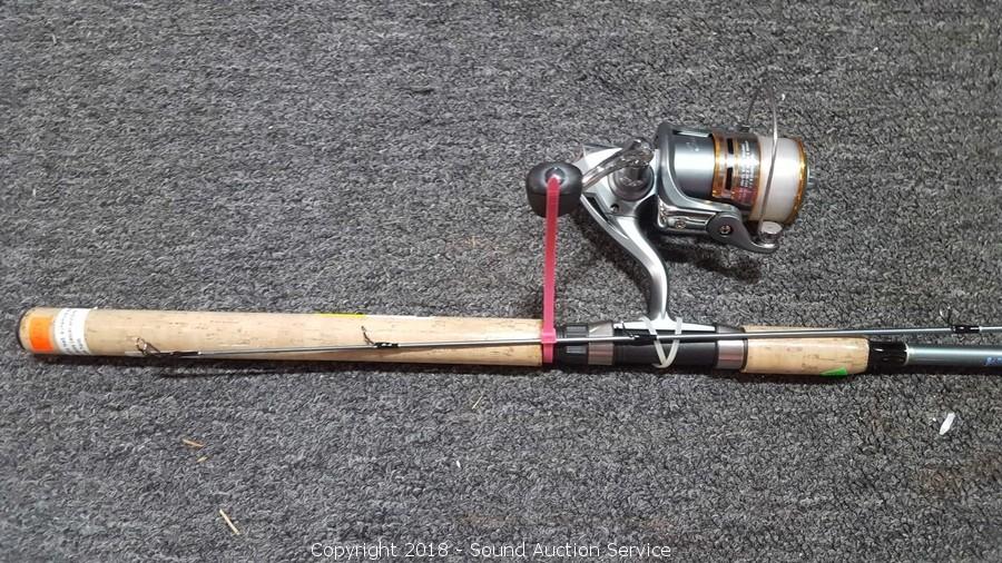 Sound Auction Service - Auction: 08/02/18 Hunting, Fishing & Outdoors  Auction ITEM: NWT Okuma Rox 8.5ft 2pc. Casting Rod & Reel