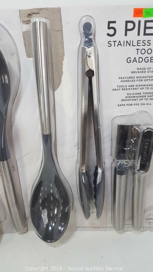 Sabatier 5pc Stainless Steel Kitchen Tool and Gadget Set - Curacao