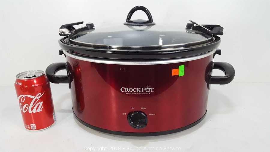 Sound Auction Service - Auction: 03/18/21 Gargiso, Hobbs & Others Online  Auction ITEM: Crockpot 7qt Digital Slow Cooker