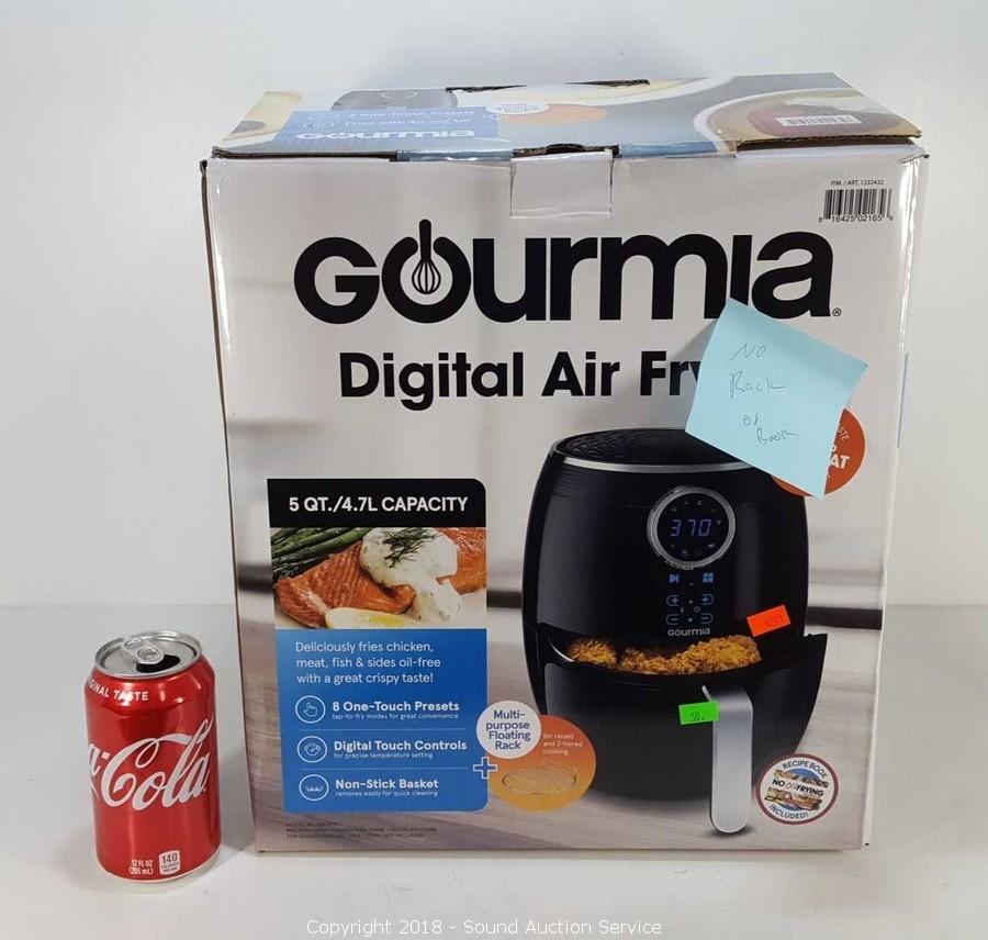 Gourmia 7 Quart Digital Air Fryer with 12 One Touch Presets